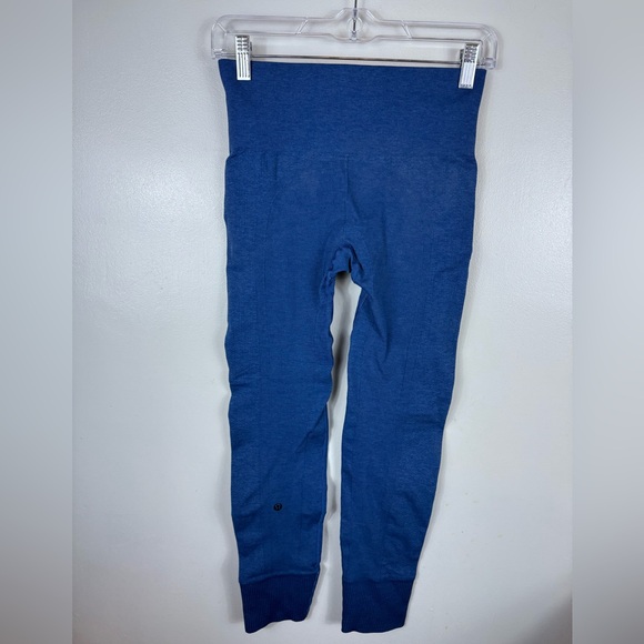Lululemon Womens‎ Ebb To Street Pant Leggings Blue Athleisure Size 6 - Picture 2 of 4